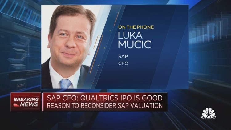 Qualtrics IPO indicates SAP still undervalued, says its CFO