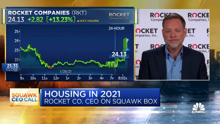 Rocket Companies CEO on the stocks' Friday surge