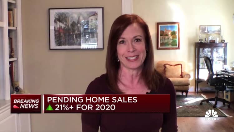 Pending home sales jumped 21% in 2020