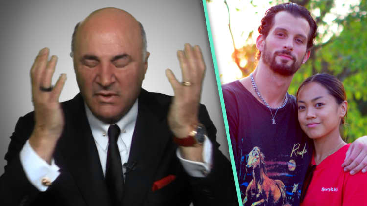Kevin O'Leary reacts to a couple spending over $2,800 a month on food