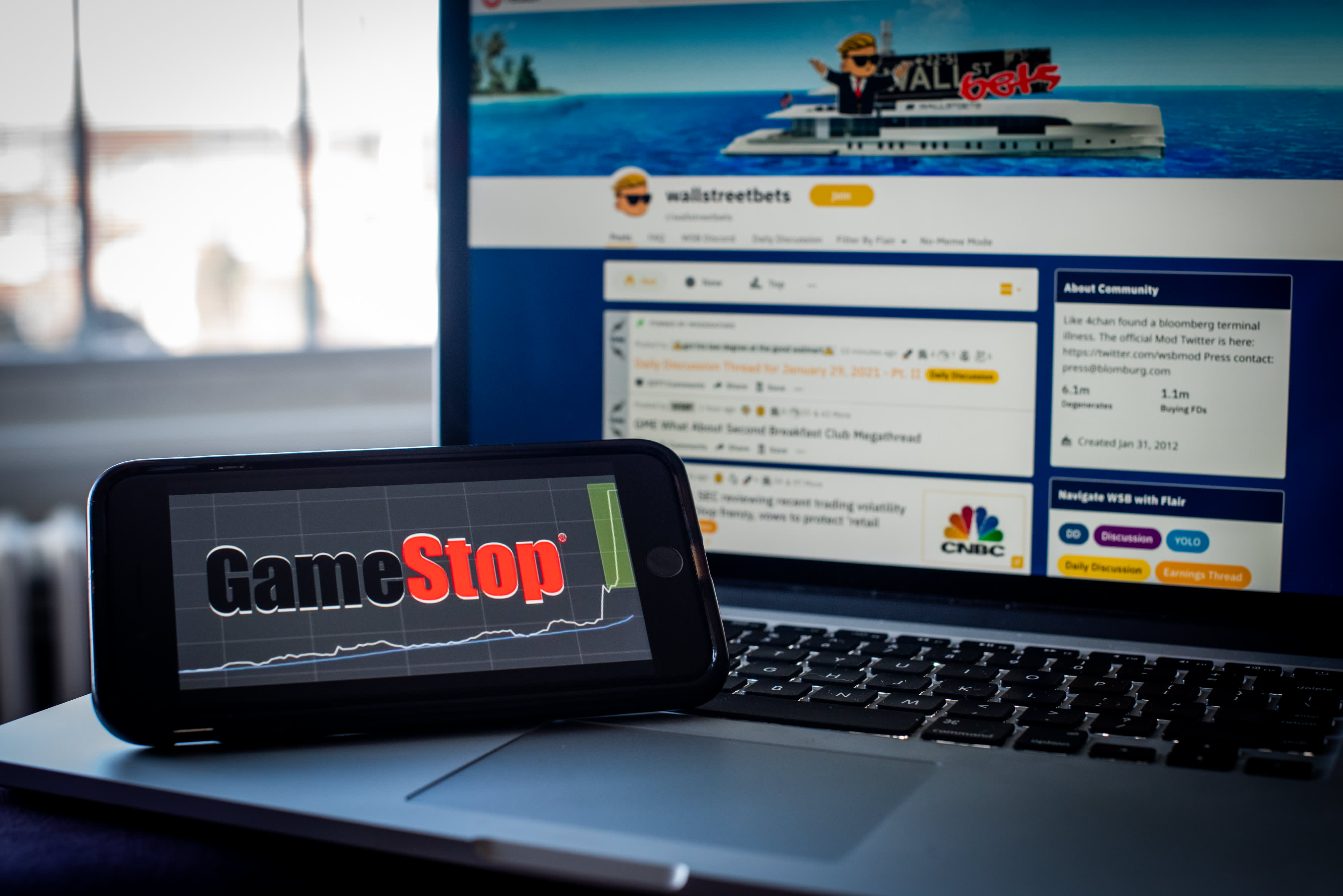 GameStop shares are up 18% in the pre-market as the frenzy continues in February