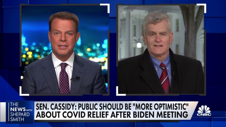 People should be more optimistic about a Covid deal, says Sen. Bill Cassidy