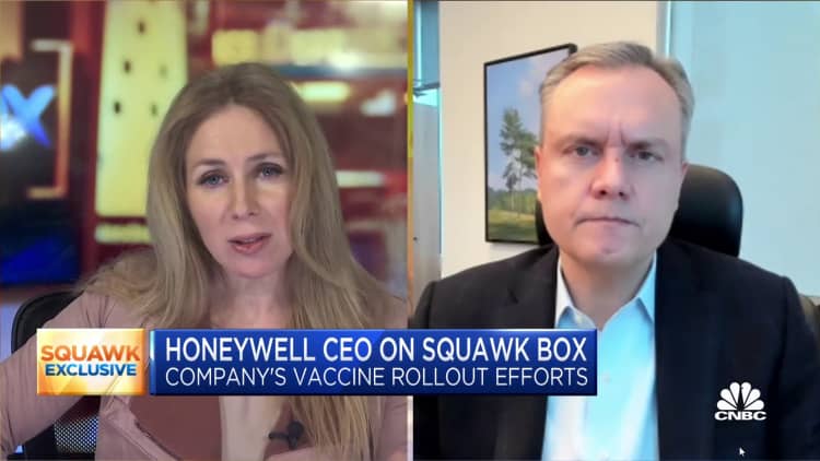 Honeywell CEO Darius Adamczyk on company's vaccine rollout efforts