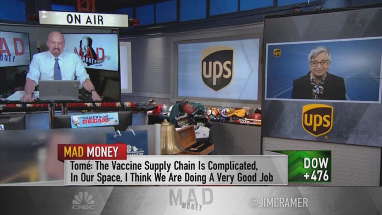 UPS CEO discusses role in Covid-19 vaccine distribution process