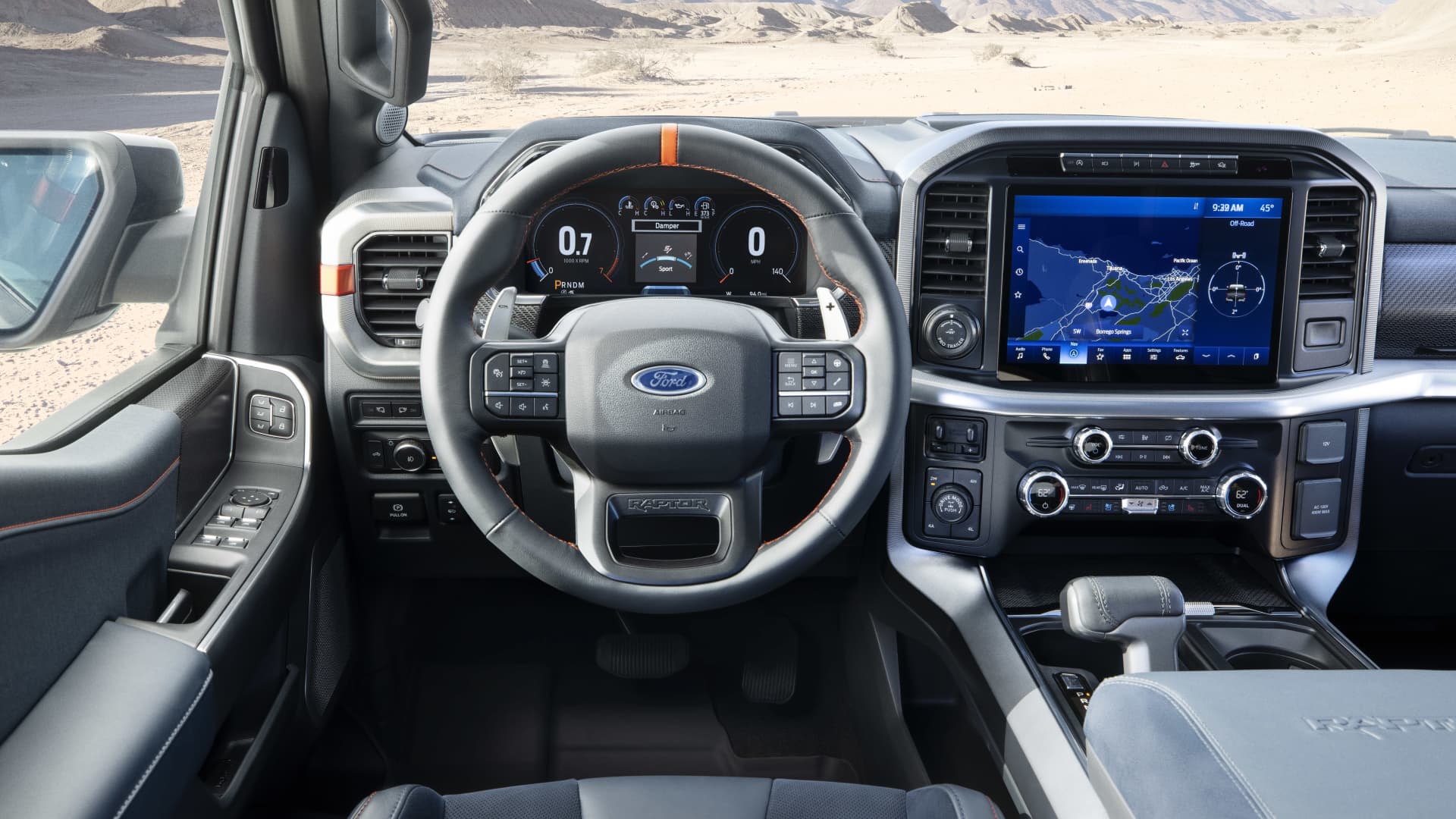 2021 Ford F-150 Raptor interior