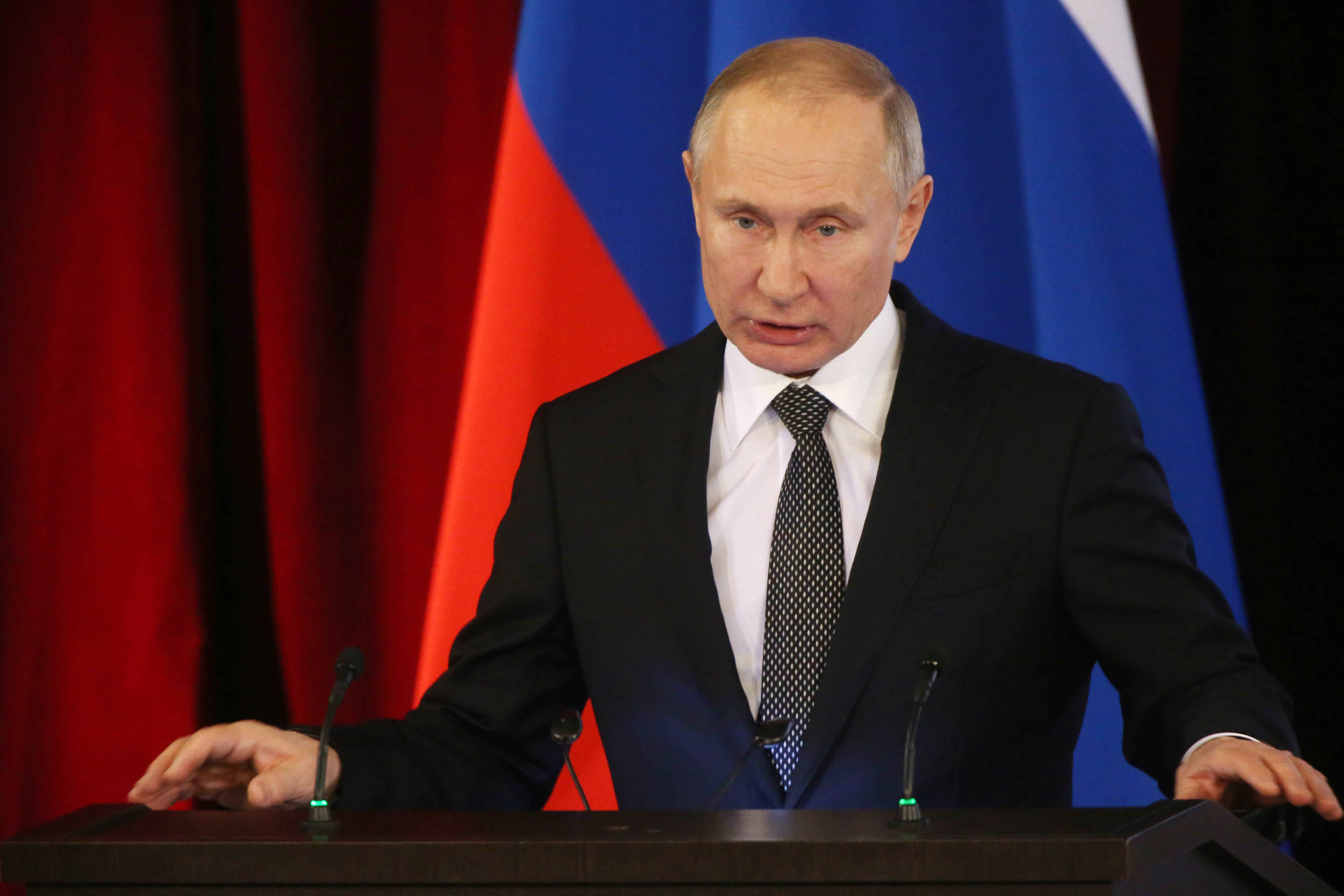 Putin warns against crossing Russia’s ‘red lines’, and speaks militarily