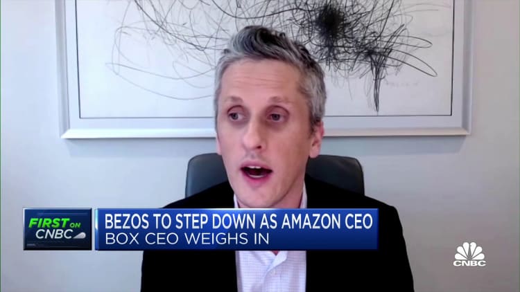 Box CEO weighs in Jeff Bezos' decision to step down