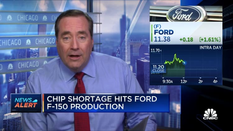 Chip shortage hits Ford F-150 production