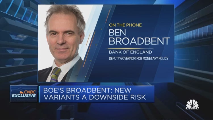 BOE committee saw current monetary policy setting as 'appropriate,' says Broadbent