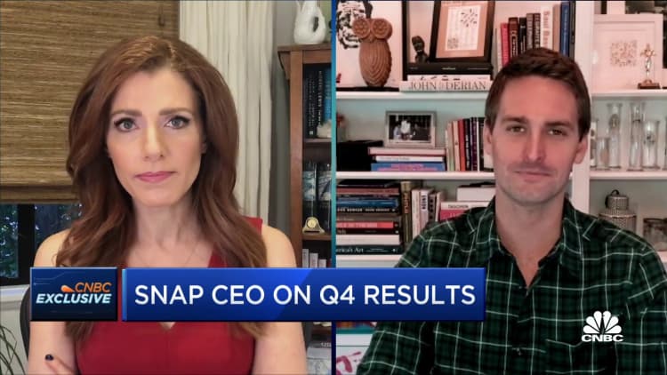 Snap CEO Evan Spiegel on Q4 earnings results, privacy