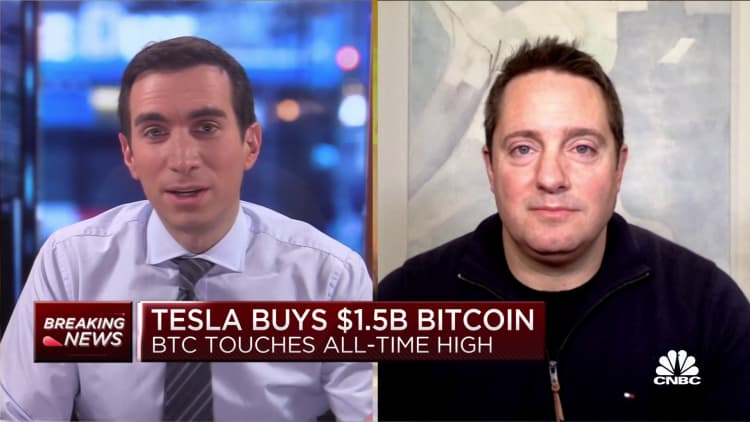 Muddy Waters' Carson Block on Tesla buying $1.5 billion in bitcoin