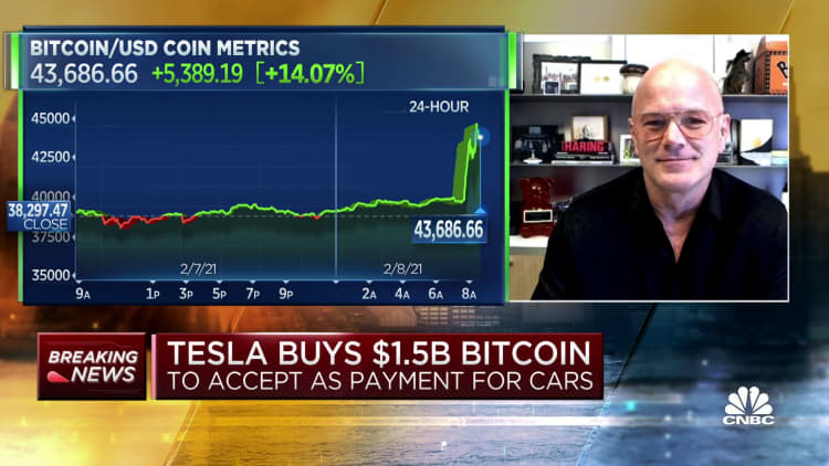 Tesla's investment in bitcoin is a really big deal, says Galaxy Digital's Novogratz