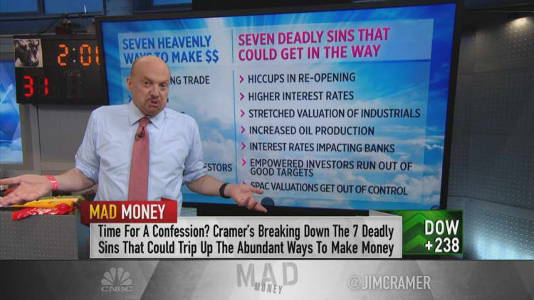 Jim Cramer: 7 deadly sins to look out for on the market