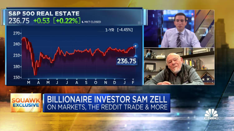 Sam Zell says SPAC craze is mostly 'rampant speculation' similar to the dotcom boom
