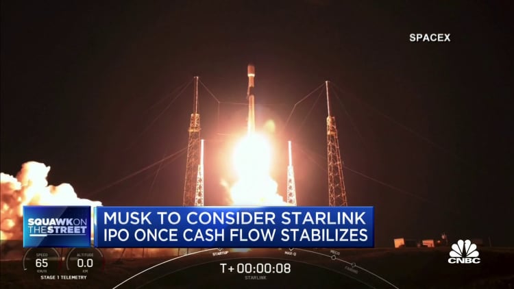 Musk to consider Starlink IPO once cash flow stabilizes