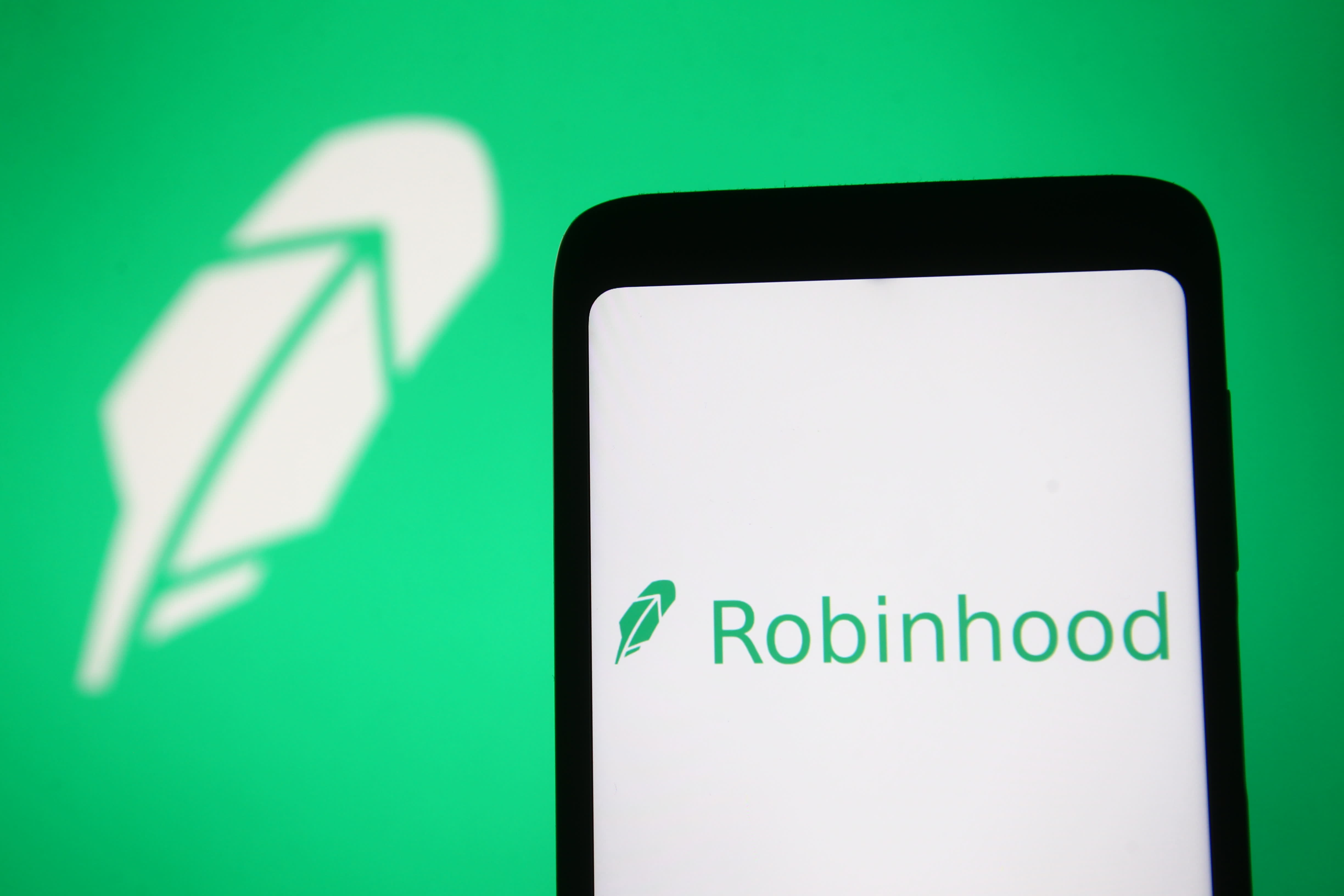 Маркет авторизация. Robinhood logo.