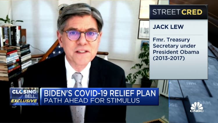 Fmr. Treasury Sec. Jack Lew says it's not time to worry about inflation