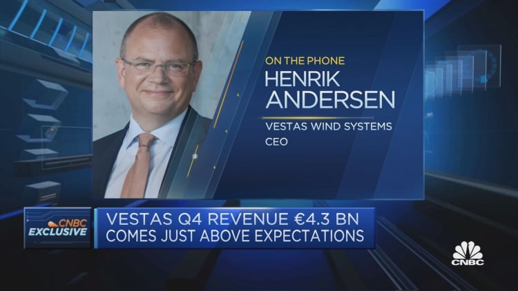 Coming out of the pandemic presents an opportunity to address climate change, Vestas CEO says