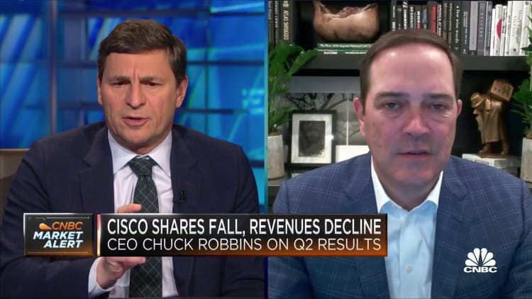 Cisco CEO on Q2 earnings and outlook: 'We're in the midst of the recovery'