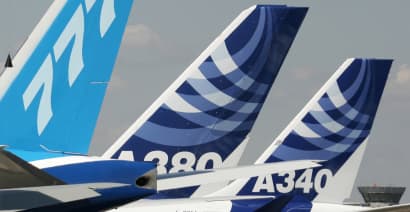 Airbus says it's 'not happy' about issues at rival Boeing