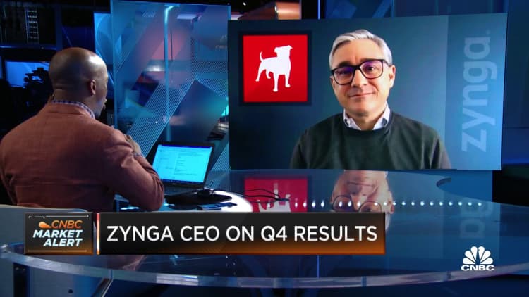 Zynga CEO Frank Gibeau: 2020 was transformational for the industry