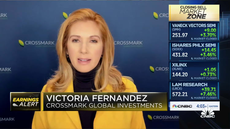 Victoria Fernandez says she'll be concerned if there's a pullback in consumer demand