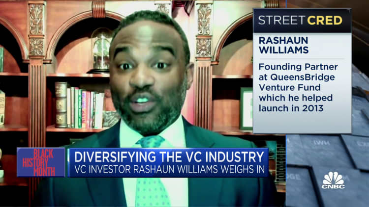 VC investor Rashaun Williams on why there's a lack of diversity in the industry