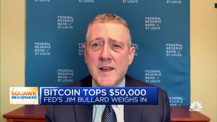 'You don't want to go to a non-uniform with currency,' says Fed's Jim Bullard