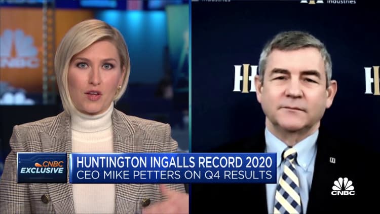 Huntington Ingalls CEO on quarterly earnings and Biden's defense strategy