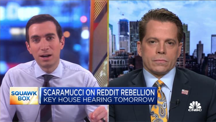 Anthony Scaramucci on House hearing on Reddit trading frenzy