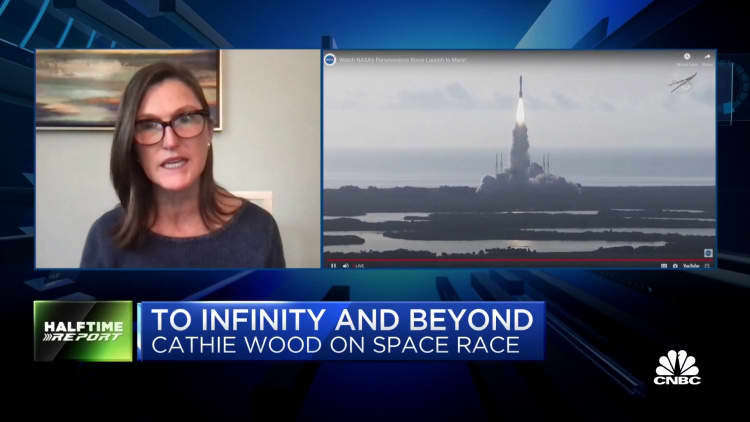 Ark's Cathie Wood: Space tech costs are 'all coming down dramatically'