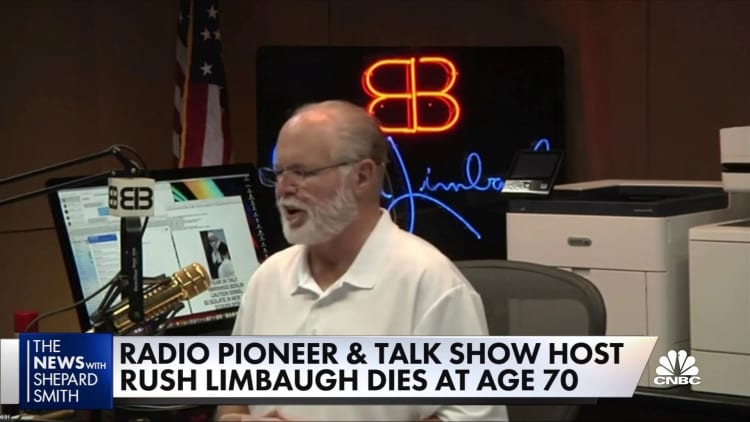 Radio pioneer, talk show host Rush Limbaugh dies at age 70