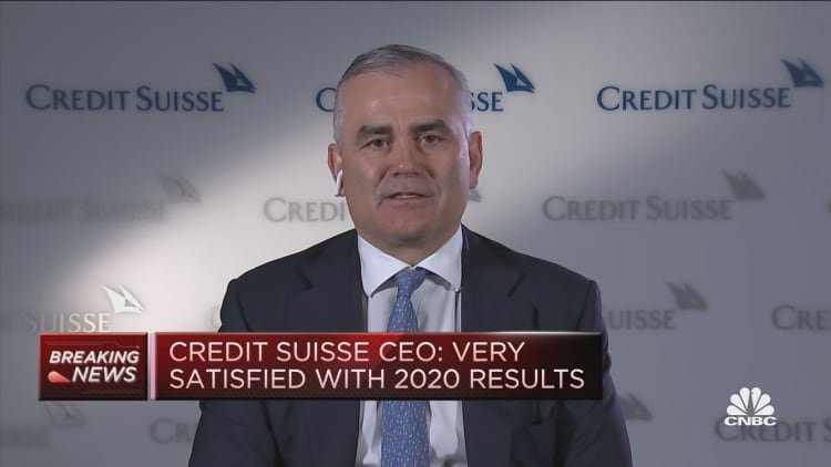 Credit Suisse CEO: Confident legacy issues are 'behind us'