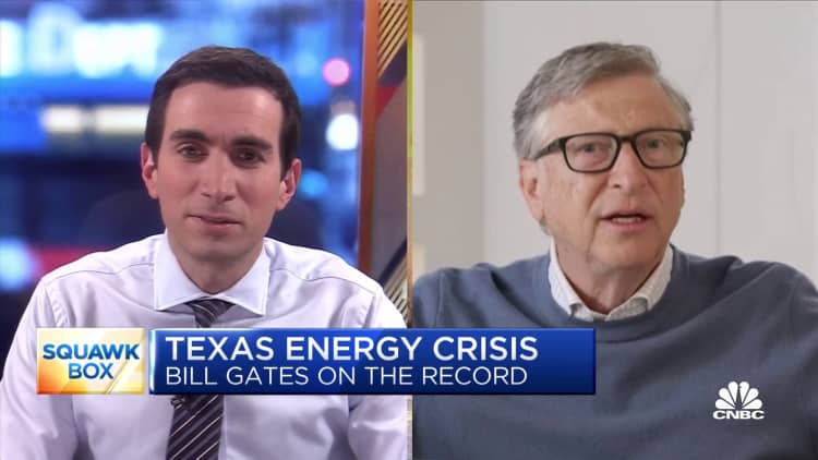 Bill Gates on Texas energy crisis, divesting from fossil fuel companies