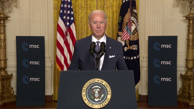 Pres. Biden delivers remarks to the Virtual Munich Security Conference