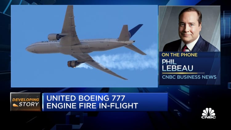Dozens of Boeing 777 grounded after United flight experiences engine fire