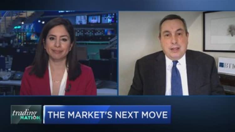 If rising Treasury yields spark a market pullback, BTIG's Julian Emanuel says buy cyclicals