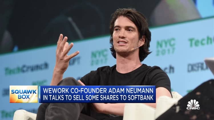 WeWork co-founder Adam Neumann in talks to sell some shares to SoftBank