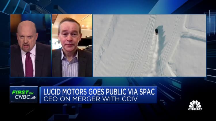 Lucid Motors CEO discusses financial details of SPAC deal with Churchill Capital