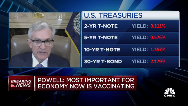 Fed's Powell says there is a link between Fed policy and asset prices
