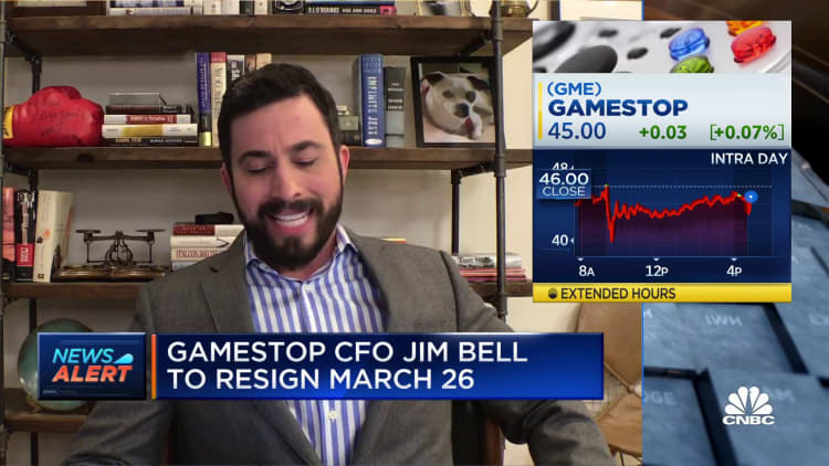 GameStop CFO Jim Bell will resign by March 26