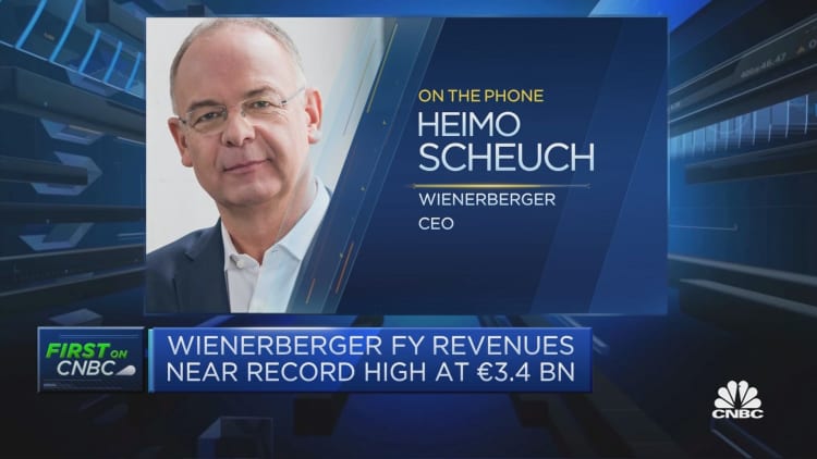Wienerberger had a 'good run' in Q4 2020, CEO says