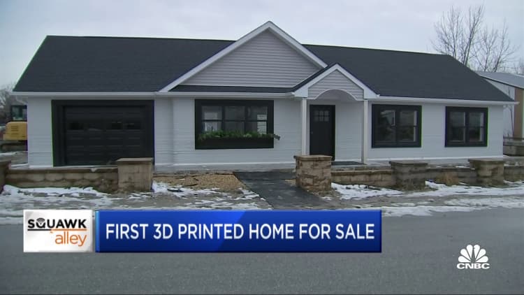 Here's what the first 3D-printed home for sale looks like