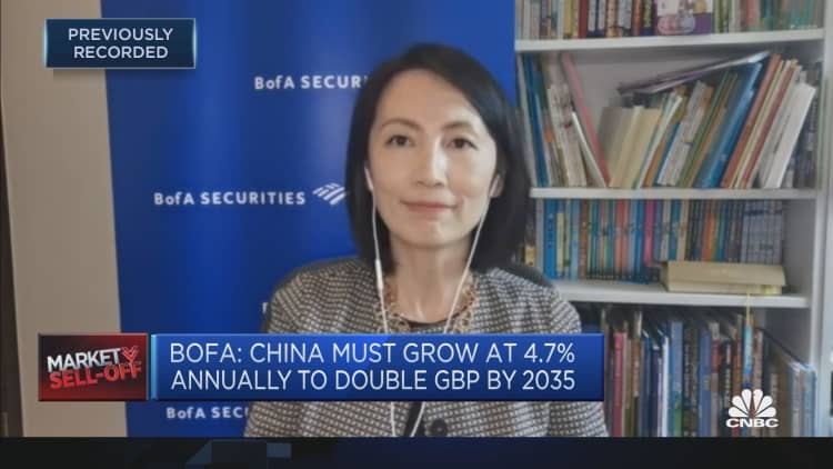 China would be able to double its GDP by 2035, says Bank of America