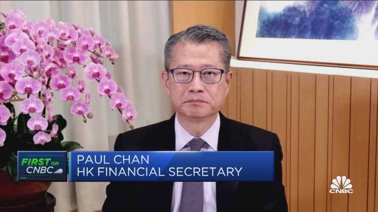 Hong Kong financial secretary says economic relief measures are 'to the best of our ability'