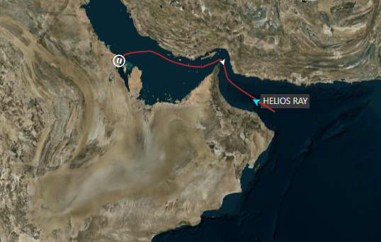 Transporter ship hit by explosion in the Gulf of Oman