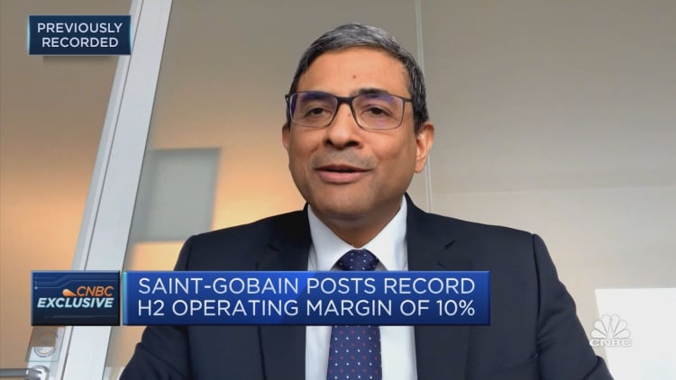 Materials giant Saint-Gobain says Europe's renovation market is booming, thanks in part to Covid