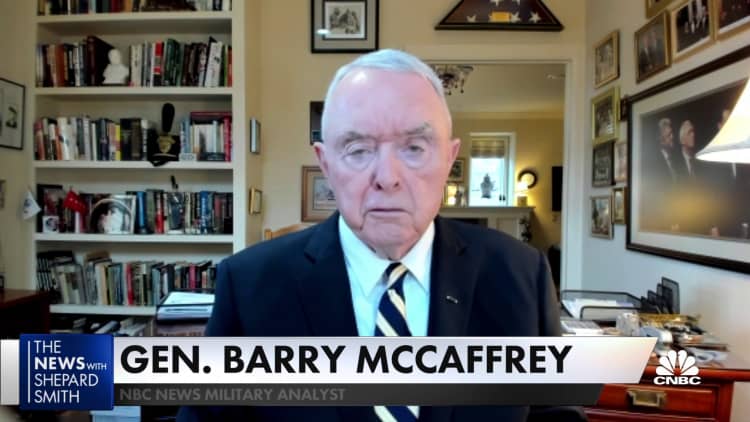Administration is 'nudging' the Iranians toward dialogue, says Gen. McCaffrey