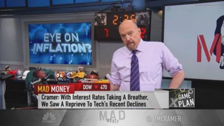 Cramer recaps tough week for stocks spooked by inflation fears