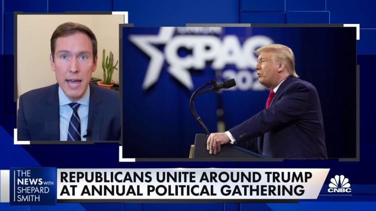Republicans unite around Trump at CPAC